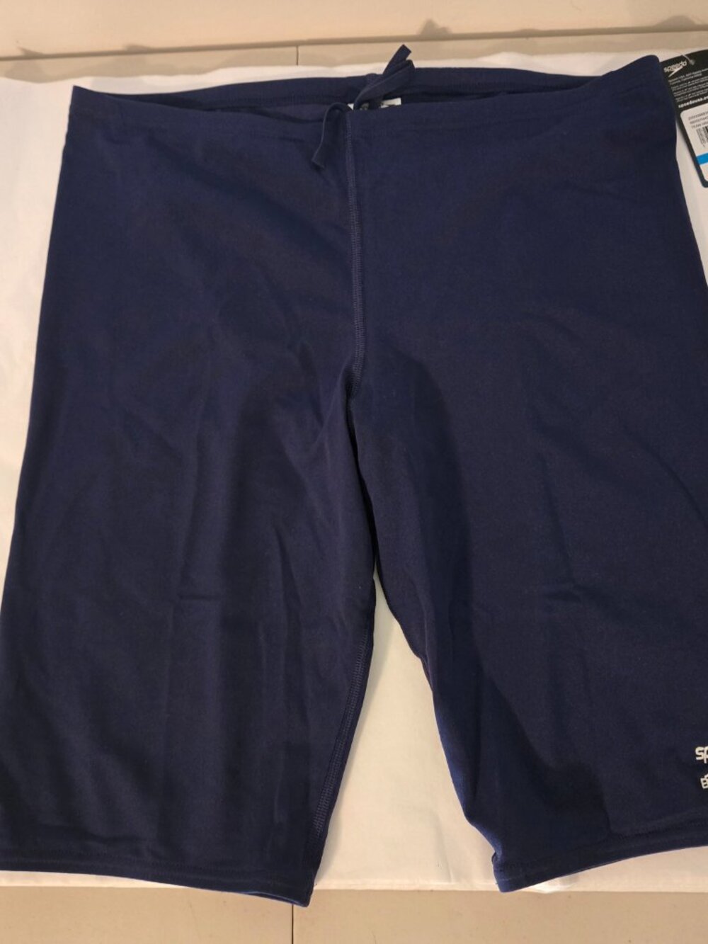 Speedo Endurance+ Navy Blue Swim Shorts – Athletic Swimsuit Bottoms
